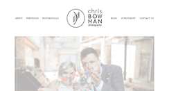 Desktop Screenshot of chrisbowmanphotography.com